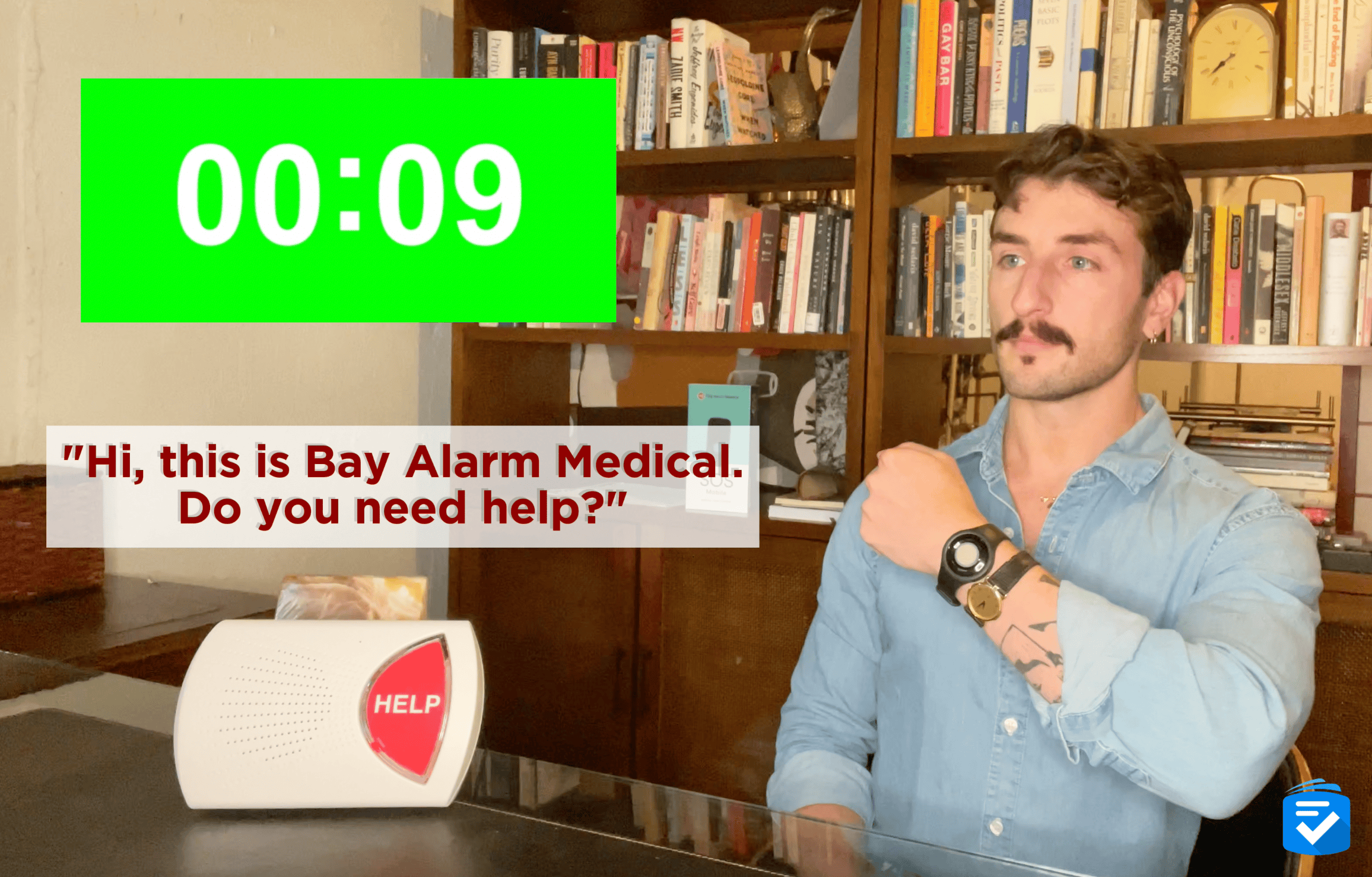 In my ten test calls, the SOS Home connected me to help in as fast as nine seconds (16 seconds on average), which is significantly faster than most medical alert systems.