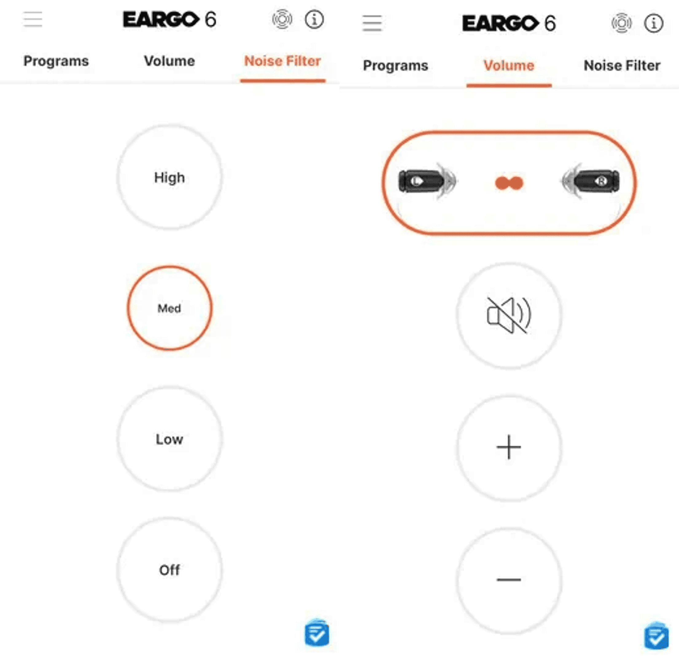 Eargo 6 app features