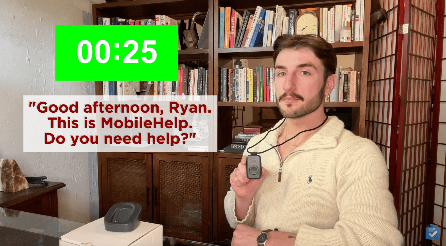 MobileHelp agents promptly answered each of my test calls, and the device's speaker was loud and clear.