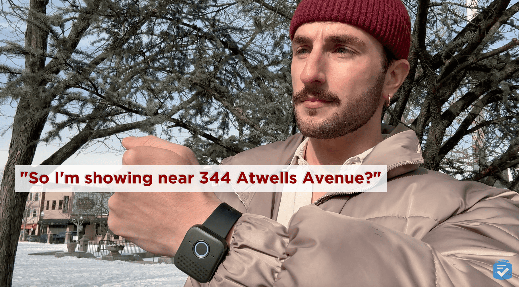 When I placed calls outside of my home, agents were able to use the SOS Micro GPS to accurately report my location.